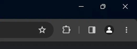 Chromeの拡張機能ボタン