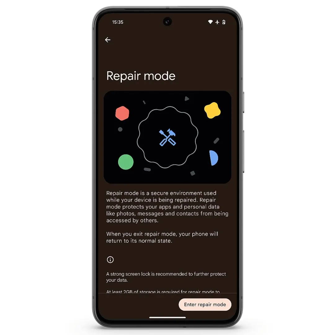 画像：Google announces more ways to repair Pixel phonesより