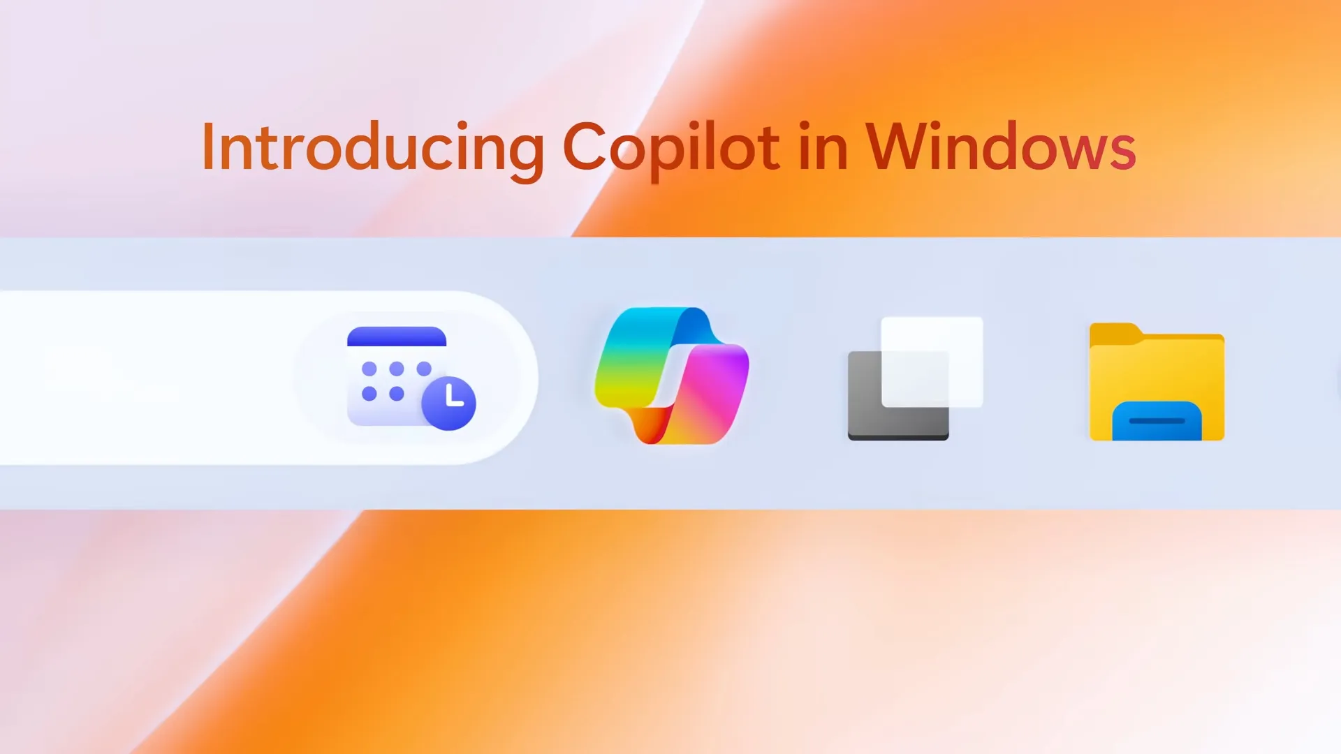 タスクバーに表示されているCopilot in Windows