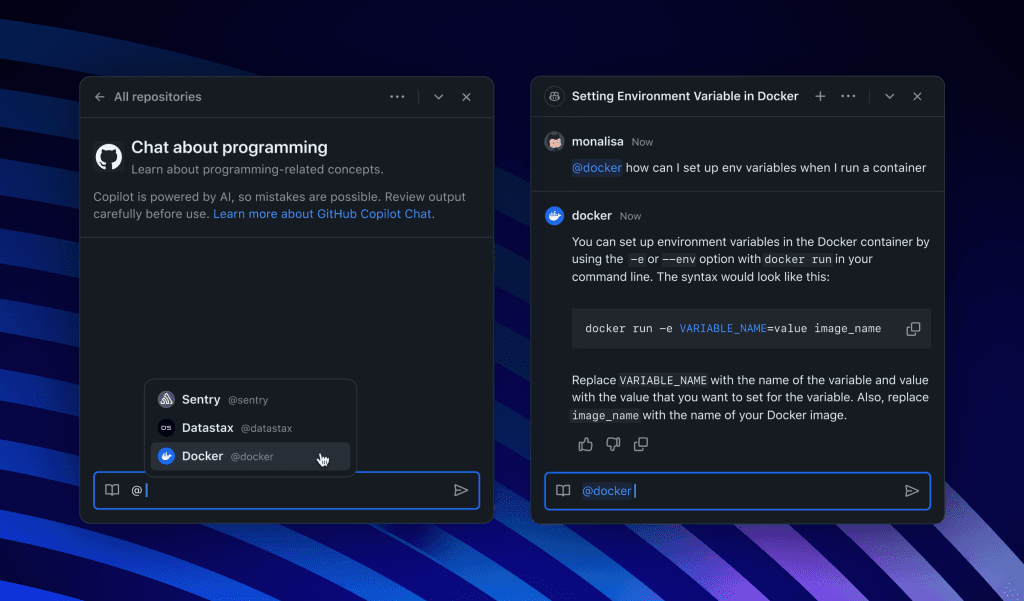 GitHub Copilot Extensionsの利用シーンのイメージ画像