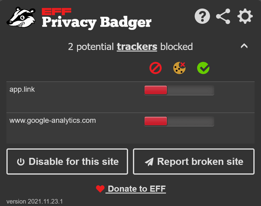 Privacy Badger
