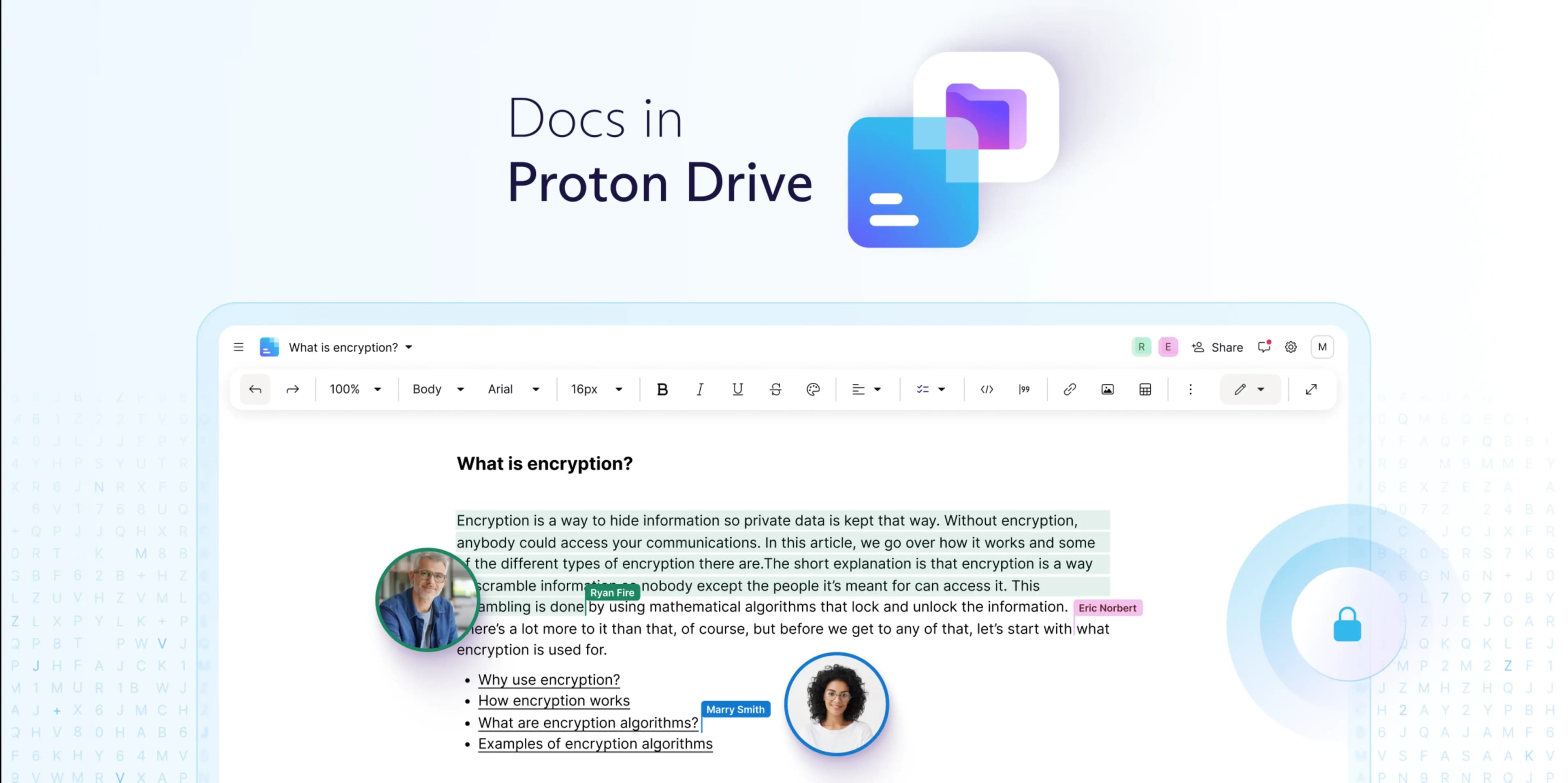 Docs in Proton Drive